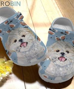 Cute Shih Tzu Cute Dog Gift For Lover Rubber Crocs For Dog Love