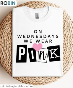 Cute So Fetch Sweatshirt , On Wednesdays We Wear Pink Inspired Shirt Sweater