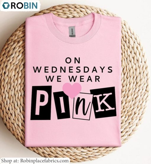 Cute So Fetch Sweatshirt , On Wednesdays We Wear Pink Inspired Shirt Sweater