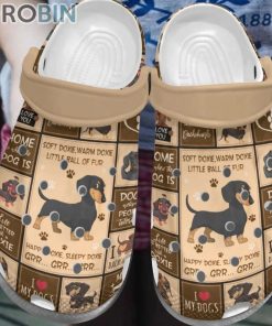 Dachshund, I Love My Dogs Crocs For Dog Love