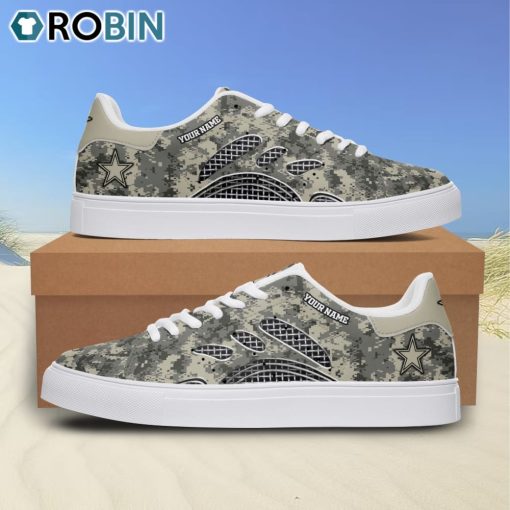 Dallas Cowboys Camouflage Design Personalized Stan Smith Sneakers
