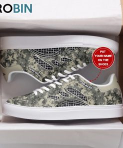 Dallas Cowboys Camouflage Design Personalized Stan Smith Sneakers