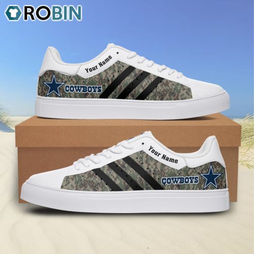 Dallas Cowboys Camouflge Personalized Stan Smith Sneakers