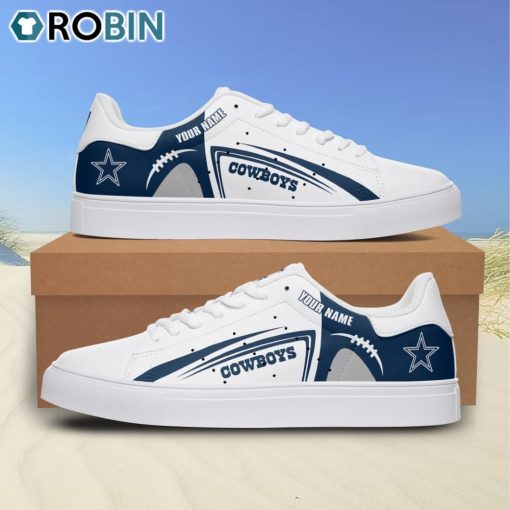 Dallas Cowboys Color Design Custom Name Stan Smith Sneakers