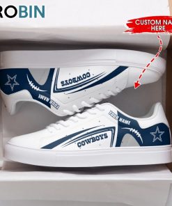 Dallas Cowboys Color Design Custom Name Stan Smith Sneakers