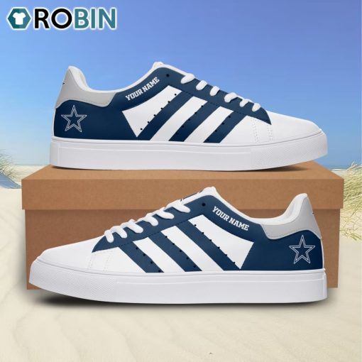 Dallas Cowboys Color Football Custom Name Stan Smith Sneakers
