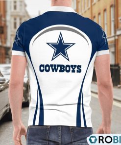 Dallas Cowboys Curve Casual Polo Shirt, Cowboys Team Gifts