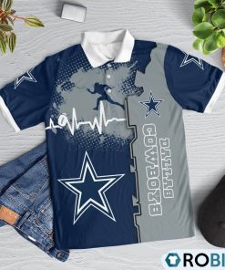 dallas-cowboys-heartbeat-polo-shirt