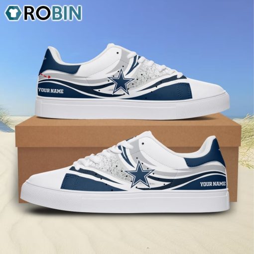 Dallas Cowboys Logo Design Custom Name Stan Smith Sneakers