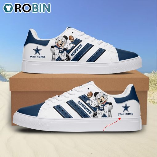 Dallas Cowboys Mickey Football Design Personalized Stan Smith Sneakers
