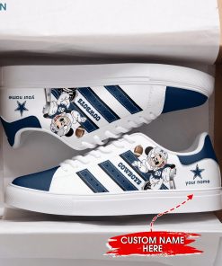 Dallas Cowboys Mickey Football Design Personalized Stan Smith Sneakers