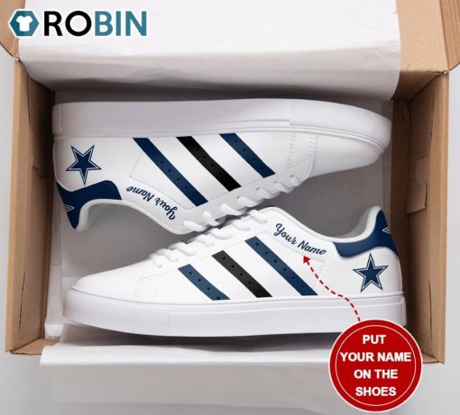 Dallas Cowboys New Design Football Custom Name Stan Smith Sneakers