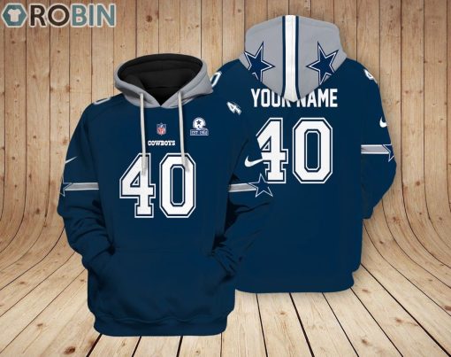 Dallas Cowboys Teams Hoodie Custom Name and Number