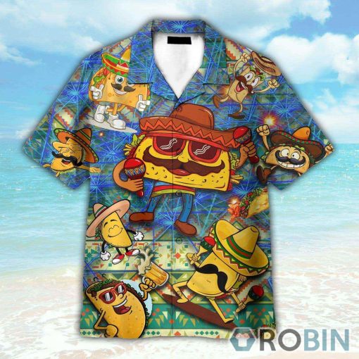 Dancing Tacos Mexico Style Hawaiian Shirt