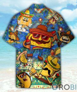 Dancing Tacos Mexico Style Hawaiian Shirt Dancing Tacos Mexico Style Hawaiian Shirt