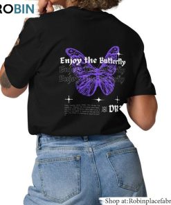 Daniel Ricciardo Enjoy The Butterfly Shirt, Racing Long Sleeve Crewneck
