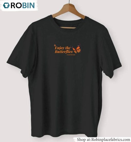 Daniel Ricciardo Inspired T Shirt, Daniel Ricciardo Enjoy The Butterfly Unisex Shirt