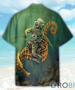 Deep Sea Cowboy Hippocampus Hawaiian Shirt