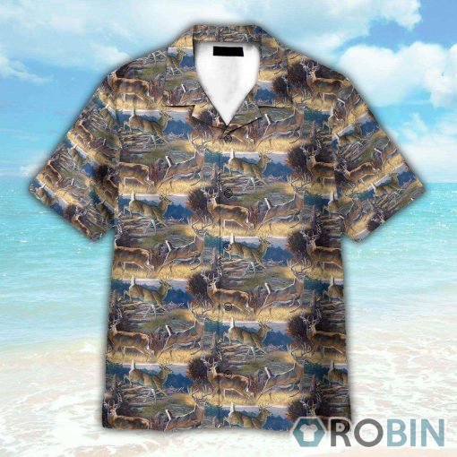 Deer Hunting Season Button’s Up Shirts, Hawaiian Shirt