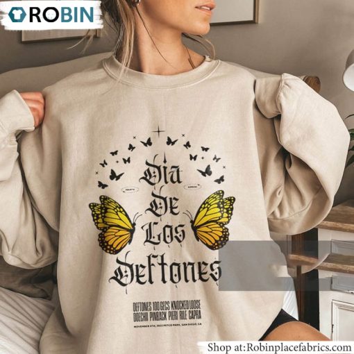 Deftones Shirt, Butterflies Unisex Hoodie Crewneck