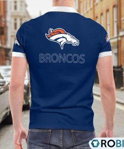 Denver Broncos American Flag Polo Shirt, Broncos Fan Shirt