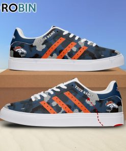 Denver Broncos Camouflage Personalized Stan Smith Sneakers Denver Broncos Camouflage Personalized Stan Smith Sneakers