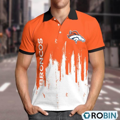 Denver Broncos Lockup Victory Polo Shirt, Broncos Clothing