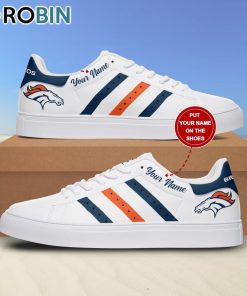 Denver Broncos New Design Football Custom Name Stan Smith Sneakers