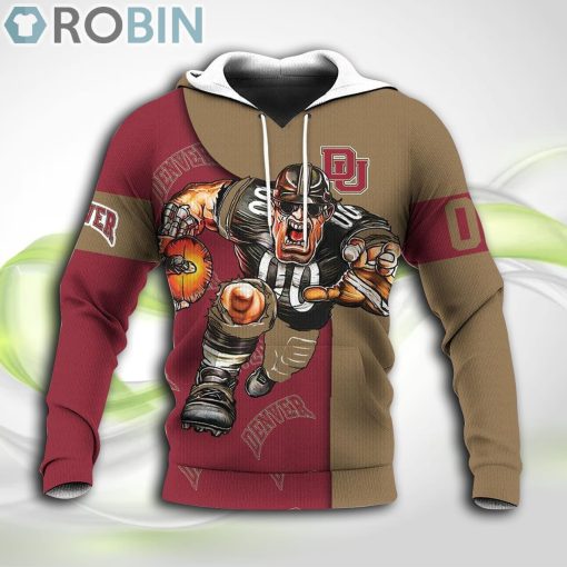 Denver Pioneers NCAA Hoodie Football Go On