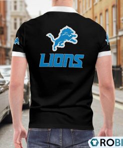 Detroit Lions American Flag Polo Shirt, Detroit Lions Merch