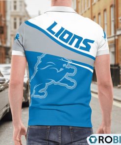 Detroit Lions Comprehensive Charm Polo Shirt, Lions Gifts