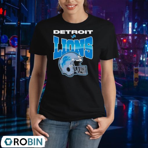 Detroit Lions Helmet Football 2024 Shirt