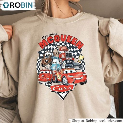 Disney Cars Hoodie , Lightning Mcqueen Unisex Shirt