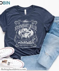 Disney Mickey Mouse Steamboat Willie T Shirt, Steamboat Willie Shirt Hoodie