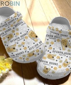 Dog Afghan Hound Crocs For Dog Love
