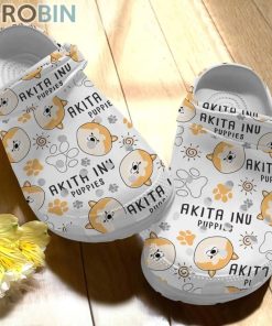 Dog Akita Inu Crocs For Dog Love