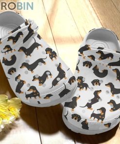 Dog Dachshund V6 Crocs For Dog Love