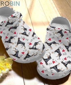 Dog Doberman Pinscher Crocs For Dog Love