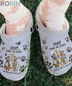 Dog, Dogs Make Me Happy Crocs For Dog Love