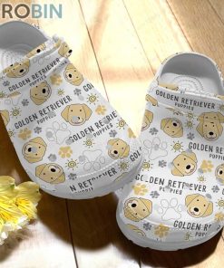 Dog  Golden Retriever Crocs For Dog Love