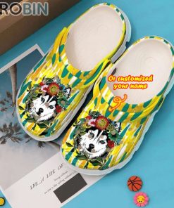 Dog Husky Mom Crocs For Dog Love