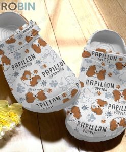 Dog  Papillon Crocs For Dog Love