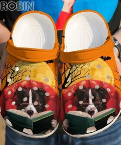 Dog Reading Crocs For Dog Love Dog Reading Crocs For Dog Love