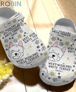 Dog West Highland White Ter Crocs For Dog Love