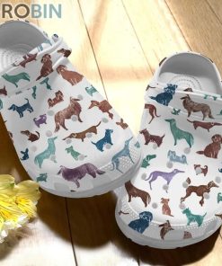 Dog Whitesole Dog Patttern Crocs For Dog Love
