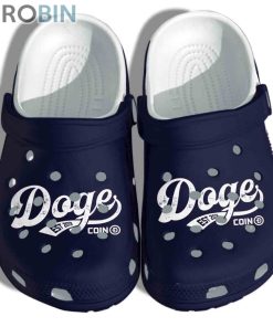 Dogecoin Retro Vintage Meme Crocs For Dog Love