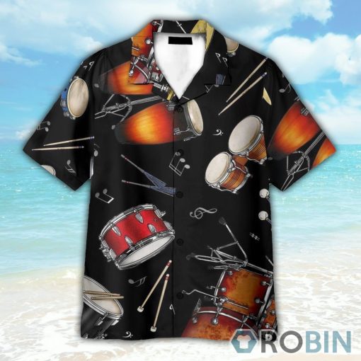 Drum For Summer Button’s Up Shirts, Hawaiian Shirt