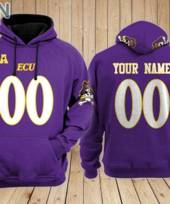 East Carolina Pirates football Hoodie Custom Name and Number