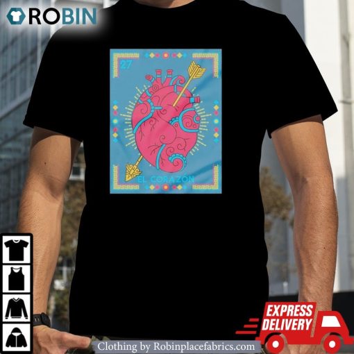 El Corazon Mexican Loteria Shirt