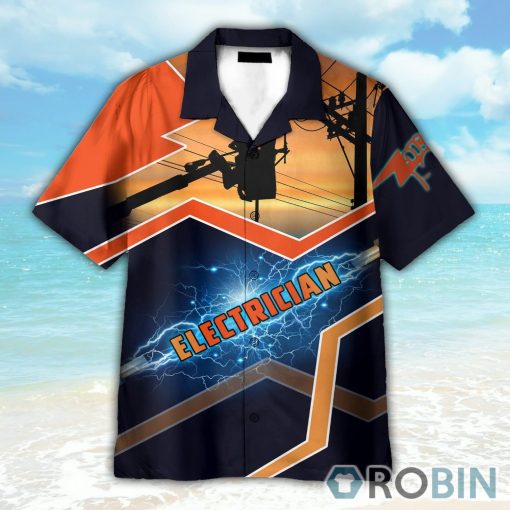 Electrician Button’s Up Shirts, Hawaiian Shirt